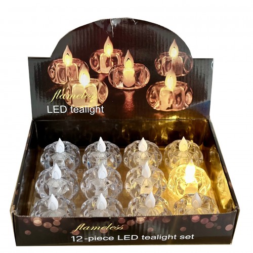 Набір декоративних LED-свічок OPT-TOP Квіточка 12 шт (2104618454) Набір декоративних LED-свічок OPT-TOP Квіточка 12 шт (2104618454)