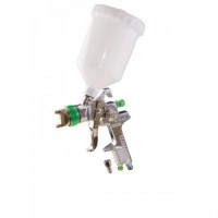 Краскопульт MASTERTOOL HVLP ВБ 600 мл пластик Ø1.3 мм 150-220 л/хв 3-4 бар тип А 80-8901