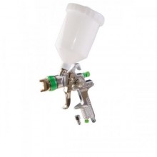 Краскопульт MASTERTOOL HVLP ВБ 600 мл пластик Ø1.3 мм 150-220 л/хв 3-4 бар тип А 80-8901