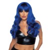 Хвиляста перука Leg Avenue Misfit Long Wavy Wig Blue, довга, реалістичний вигляд, 61 см в інтернет супермаркеті PbayMarket!