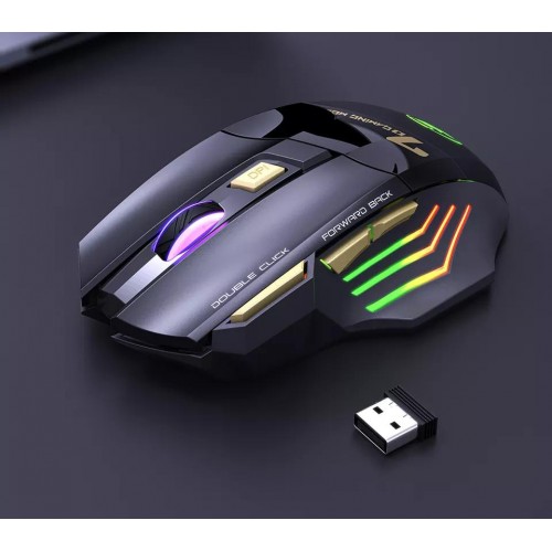 Миша бездротова безшумна ігрова iMICE X7 з акумулятором та підсвічуванням 2,4G+Bluetooth в інтернет супермаркеті PbayMarket!