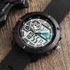 Чоловічий наручний годинник Skmei 1361 Black 1361BK (17142-hbr)