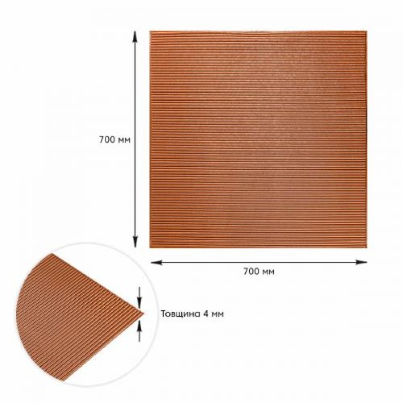 Панель 3D Bronze 700х700х4mm (D) Sticker Wall SW-00001955