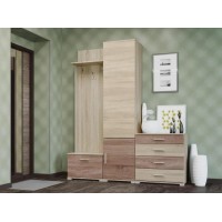 Передпокій Бриз ТО-4 + вішалка К-5 Еверест сонома + трюфель Передпокій Бриз ТО-4 + вішалка К-5 Еверест сонома + трюфель