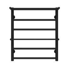 Рушникосушарка водяна Терма Плюс П6 500х600 Deffi Чорний (C.TA.60.50.6.B.B)