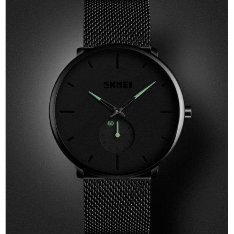 Годинник наручний чоловічий Skmei 9185 Design Black