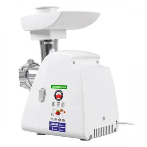 М'ясорубка ZELMER ZMM5801P 2200 Вт Білий (85541008) М'ясорубка ZELMER ZMM5801P 2200 Вт Білий (85541008)