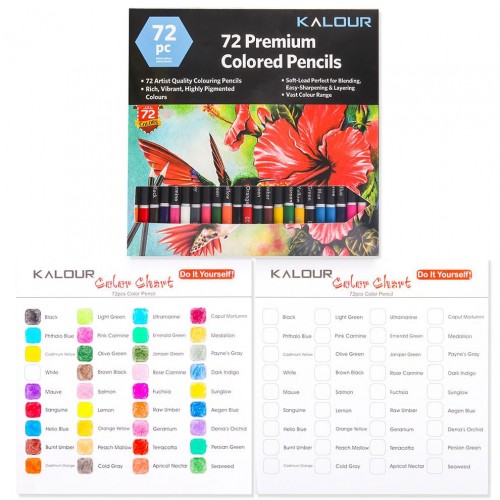 Набір кольорових олівців KALOUR 72 кольори в інтернет супермаркеті PbayMarket!