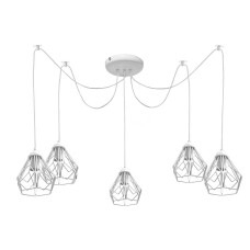 Люстра-павук на п'ять плафонів MSK Electric Milan NL 538-5 W