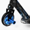 Самокат трюковий Best Scooter HIC-система пеги алюмінієвий диск та дека принт Skulls and blue hands 100 кг Різнокольоровий (105679)