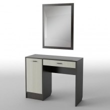 Туалетний столик Тиса Мебель БС-31 Венге Дуб молочний 75x40x100 см