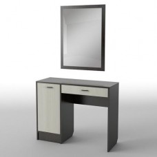 Туалетний столик Тиса Мебель БС-31 Венге Дуб молочний 75x40x100 см