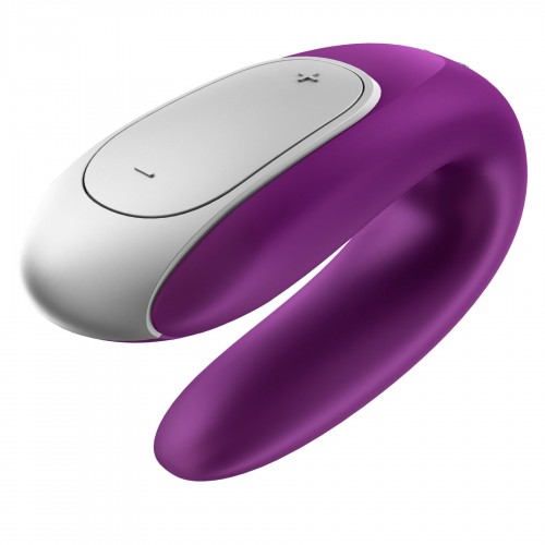 Смарт-вібратор для пар Satisfyer Double Fun (Violet) з пультом ДК в інтернет супермаркеті PbayMarket!