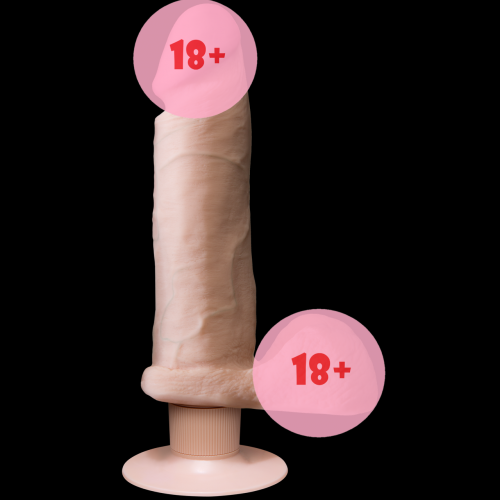 Фалоімітатор Doc Johnson Realistic Cock 8 inch ULTRASKYN Vibrating (SO1992) в інтернет супермаркеті PbayMarket!