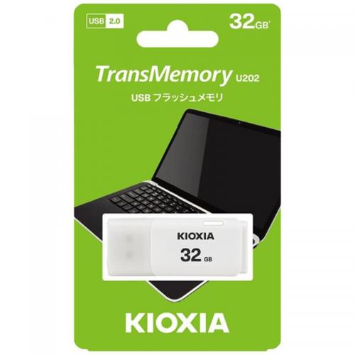 Флеш-накопичувач USB 32GB Kioxia TransMemory U202 White (LU202W032GG4) в інтернет супермаркеті PbayMarket!