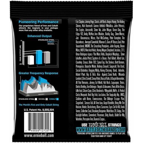 Струни для електрогітари Ernie Ball 2725 Cobalt Slinky Electric Guitar Strings 8/38 Струни для електрогітари Ernie Ball 2725 Cobalt Slinky Electric Guitar Strings 8/38