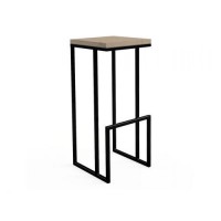 Барний стілець у стилі Loft NS-201 800x380x380 мм Черный