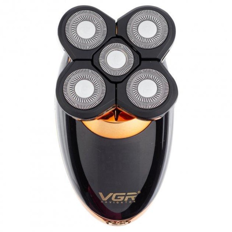Електробритва для чоловіків з плаваючими головками та триммером VGR V-316