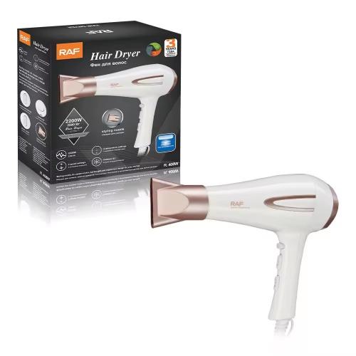 Фен для волосся RAF R.408 з концентратором 2200W White Фен для волосся RAF R.408 з концентратором 2200W White