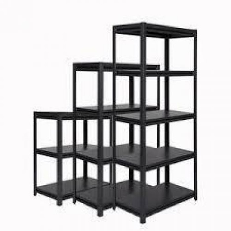 Комплект стелажів для зберігання в стилі Loft NS-314 1830x900x450 мм Черный
