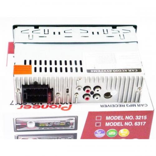 Автомагнітола 6317 мульти підсвічування Usb RGB Fm Aux пульт 1 din