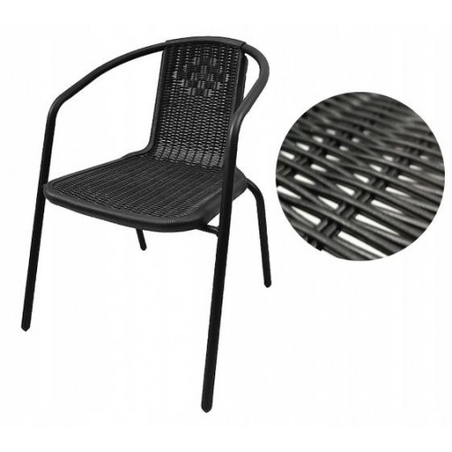 Комплект садової меблів Kontrast Garden Bistro Black-6 Комплект садової меблів Kontrast Garden Bistro Black-6