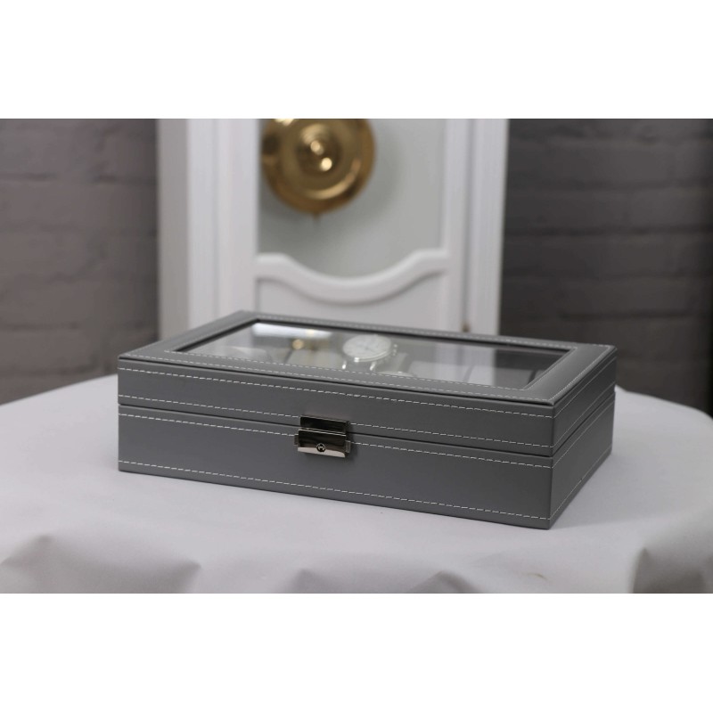 Шкатулка для зберігання годинників Craft 12PU.GR сірий