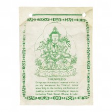 Пахощі Gangchen Порошкові тибетські Санг Chenrezig 45 г 14x11x1 см (26812)