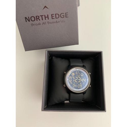Наручний годинник чоловічий North Edge Laker Black 5BAR Чорний (2704) Наручний годинник чоловічий North Edge Laker Black 5BAR Чорний (2704)