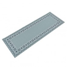 Килимок для йоги та фітнесу PVC двошаровий 4мм SP-Planeta CARPET FI-0184 173смx61см М'ятний (AN0469)