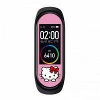 Захисна плівка з малюнком Slim Protector для Xiaomi Mi Band 4 Hello Kitty Захисна плівка з малюнком Slim Protector для Xiaomi Mi Band 4 Hello Kitty