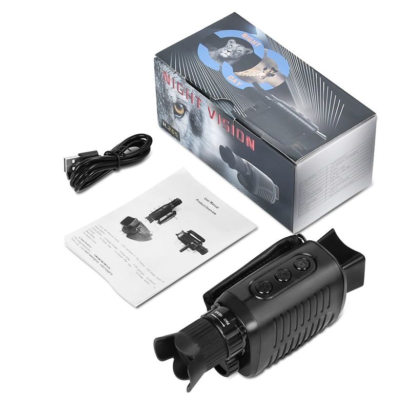 Монокуляр нічного бачення ПНБ Nectronix NVM-300 5Х зум підсвітка до 200 метрів (100941)