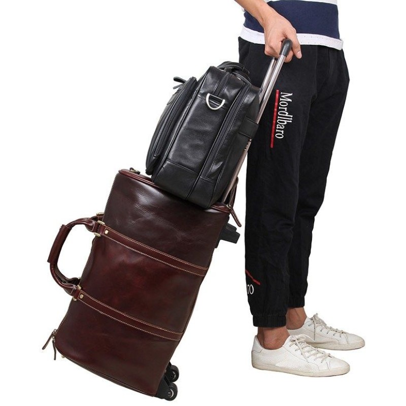 Сумка чоловіча Vintage 14398 для ноутбука 17 дюймів Чорна, Чорний