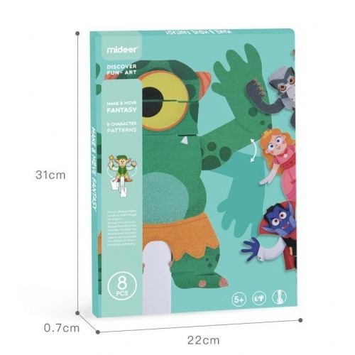 Орігамі рухливий театр 3D Зроби та оживи Mideer MD 4081