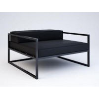 Крісло - лежак у стилі Loft NS-731 630x1000x1000 мм Черный Крісло - лежак у стилі Loft NS-731 630x1000x1000 мм Черный