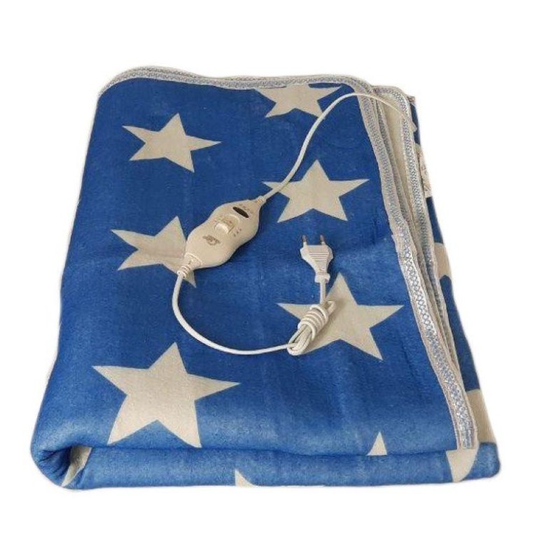 Простирадло електричне Electric Blanket 7418 150х160 см Білі зірки