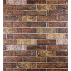 Самоклеюча декоративна 3D панель 3D Loft 700x770x5 мм Коричневий (153)