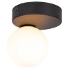 Стельовий світильник TK Lighting Bianca 16x12x15 см Біло-чорний (TK5681)