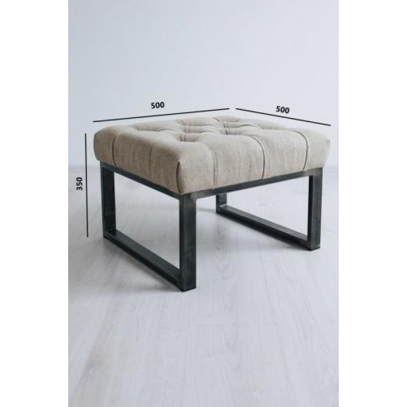 Пуфик в стилі Loft NS-1534 380x500x500 мм Черный