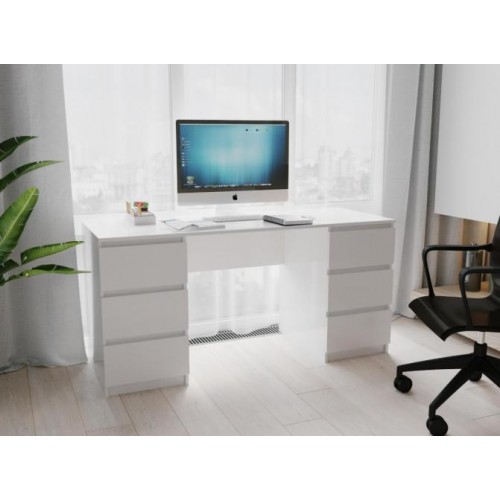 Стіл письмовий Меблева Площа СП-6 160х60х75 см Білий Стіл письмовий Меблева Площа СП-6 160х60х75 см Білий