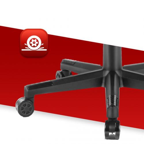 Комп'ютерне крісло Hell's Chair HC-1004 Black LED