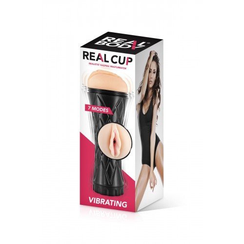 Мастурбатор-вагіна Real Body — Real Cup Vagina Vibrating в інтернет супермаркеті PbayMarket!