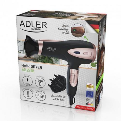 Фен для волосся з іонізацією Adler AD 2248 ION black Фен для волосся з іонізацією Adler AD 2248 ION black