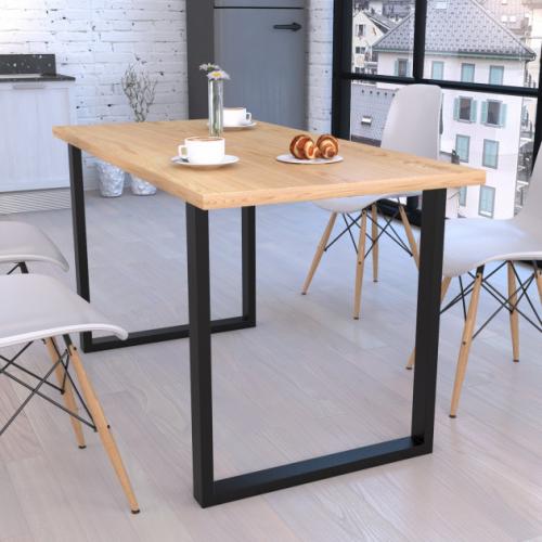 Стіл обідній GoodsMetall у стилі Лофт 1500х750х700мм Гранж Стіл обідній GoodsMetall у стилі Лофт 1500х750х700мм Гранж