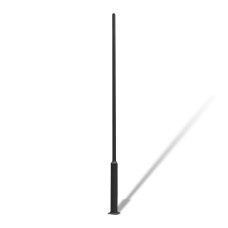 Стовп парковий Lightwell 4 м чорний 277852