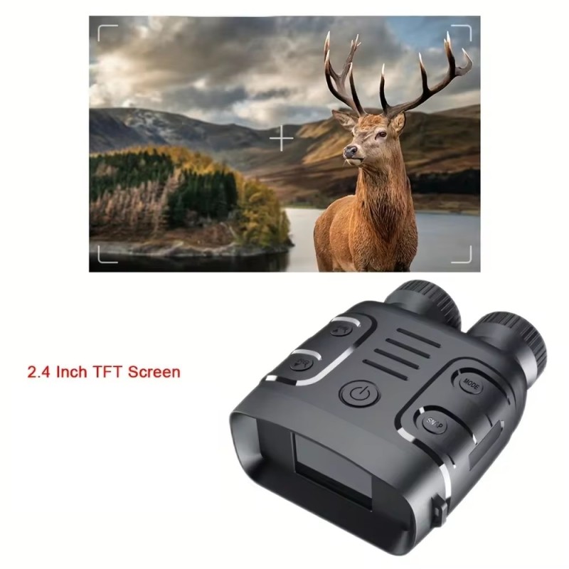 Бінокль нічного бачення ПНБ з дальністю до 200 метрів, 10Х зумом і відео / фото зйомкою Nectronix R18