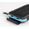 УМБ Power Bank Solar ES1600 ліхтарик + компас із сонячною панеллю 16000 mAh Вологозахищений (ES16000)
