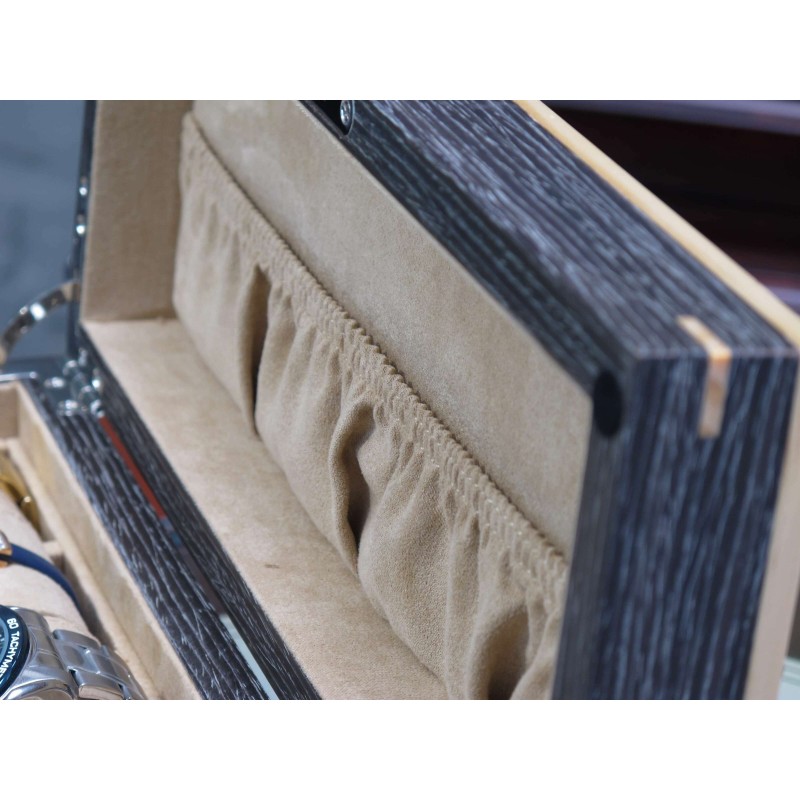 Шкатулка для зберігання годинників Salvadore WB/2320/5.GLX Сірий