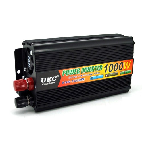 Перетворювач інвертор UKC 12V-220V 1000W (004210)