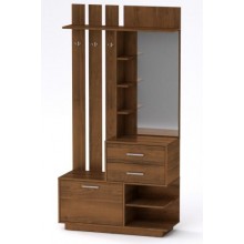 Передпокій з гачками Компанит Єва 100,3х38х195 см горіх